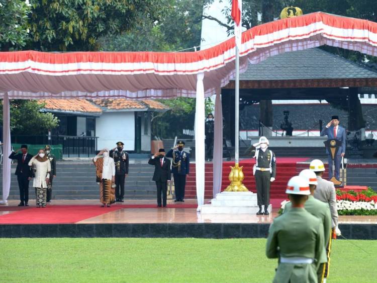 Presiden Jokowi Pimpin Upacara Hari Kesaktian Pancasila Tahun 2021