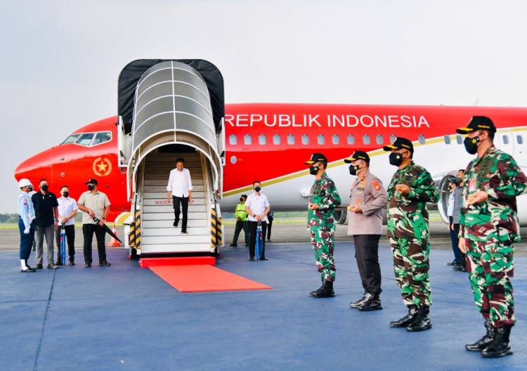 Dari Sorong, Presiden Kembali ke Jakarta