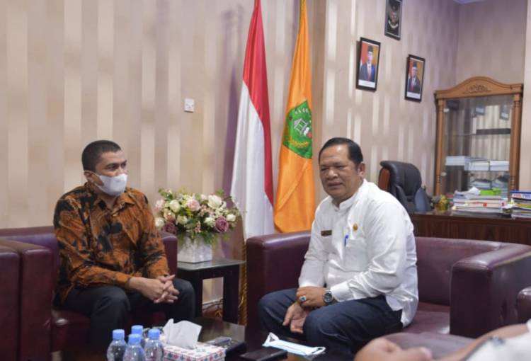 Walikota Sidimpuan Terima Kunjungan Dirut PDAM Tirtanadi