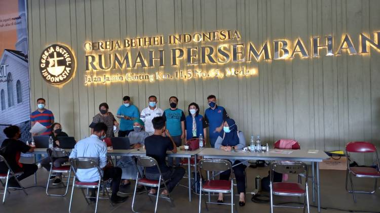 YSKI dan GBI Kembali Gelar Vaksinasi Hingga 1.500 Dosis