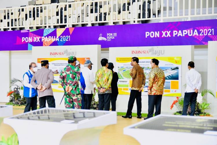 Presiden Jokowi Resmikan Tujuh Arena PON XX Papua