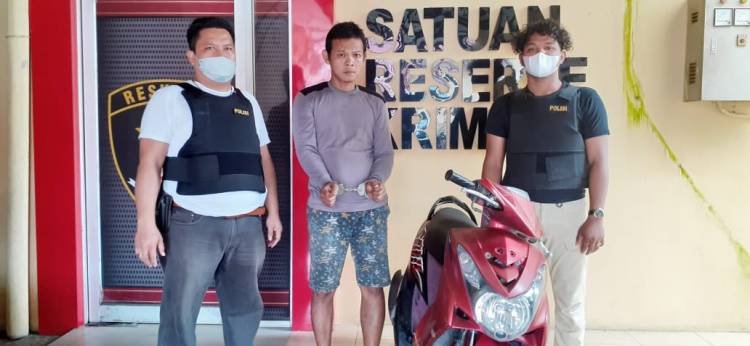 Pencuri Sepeda Motor Nakes di Bilah Hulu Labuhanbatu Ditangkap