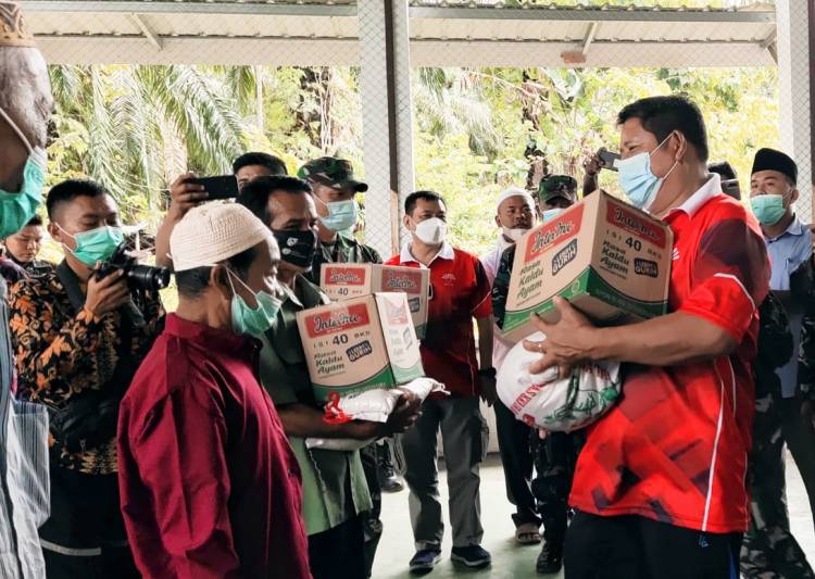 PC INTI-Budi Agung dan Kodim 0209 Salurkan Sembako