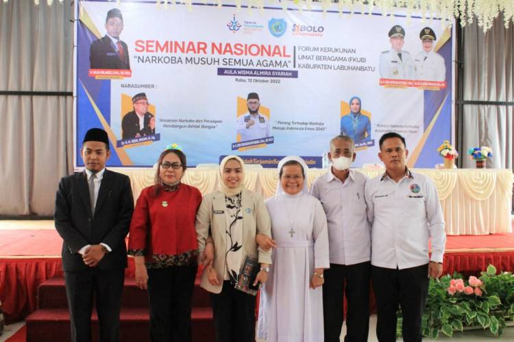 Bupati Labuhanbatu Membuka Seminar Nasional Anti Narkoba