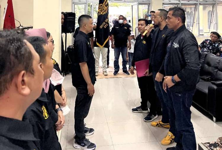 Didik Priadhi Resmi Dilantik Jadi Ketua Angkatan Muda Sisingamangaraja XII Medan Amplas