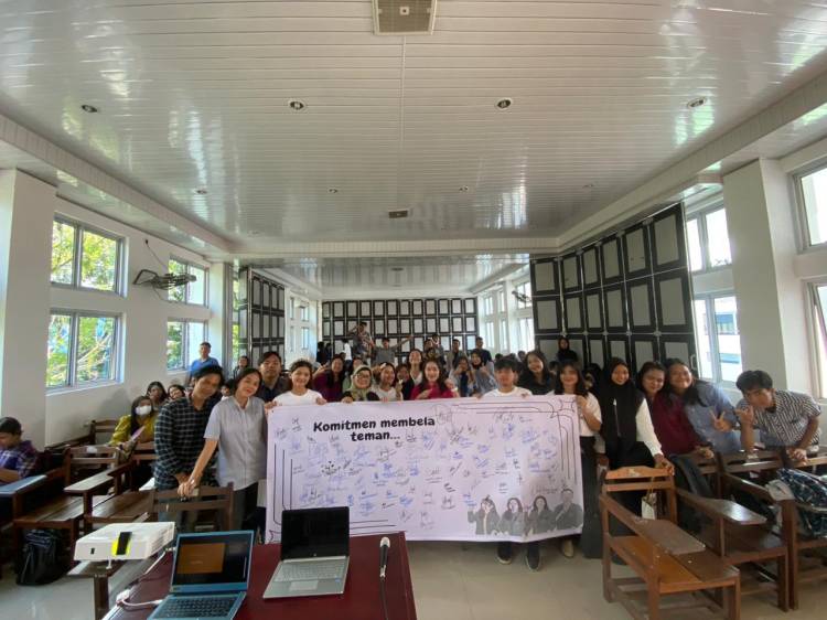 Mencegah Kekerasan Seksual, Mahasiswa USU Menandatangani Komitmen Bersama