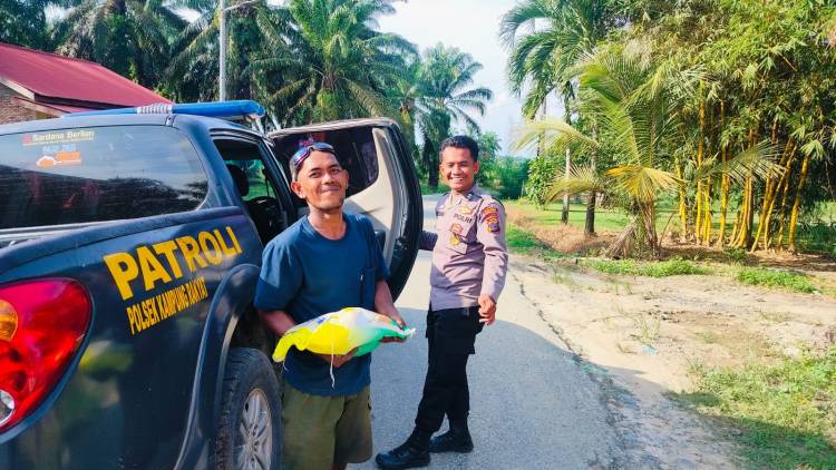 Polsek Kampung Rakyat, Polres Labusel Gelar GPM , Bantu Ringankan Beban Masyarakat dan Tekan Inflasi
