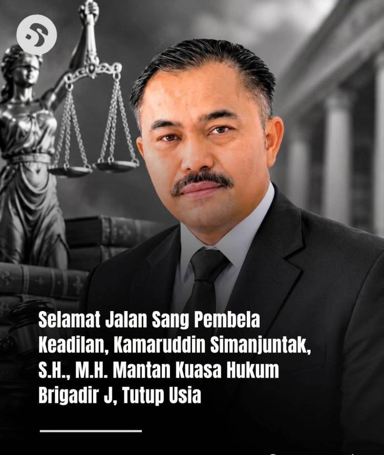 Pengacara Kamaruddin Simanjuntak Meninggal Dunia, Dimakamkan di Kampung Halaman Siborongborong