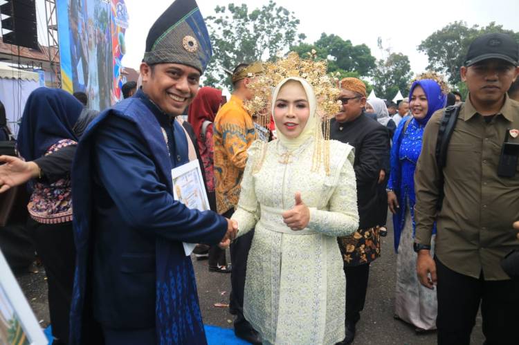 Resepsi HUT ke-81 Pemkab Labuhanbatu Digelar, Bupati Maya Kobarkan Semangat Kolaborasi Bersama Forkopimda