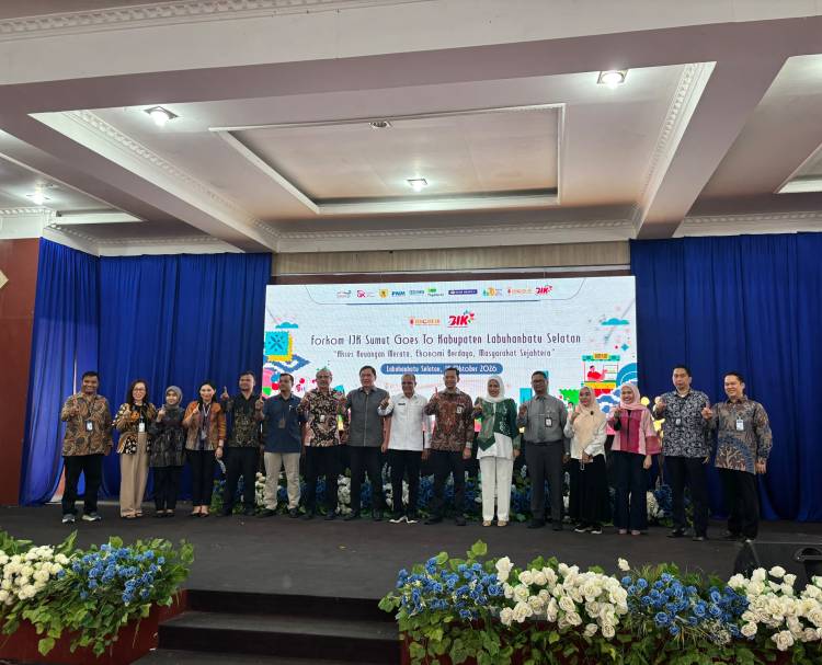 Forkom IJK Sumut Goes To Labusel, Pinca BRI BO Kotapinang Hadir dan Kirim Narasumber