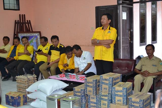 Ketua DPD II Golkar Taput Toluto : Anak Panti Sama Sederajat Dengan Yang Lain,Tentu Harus Semakin Semangat Belajar