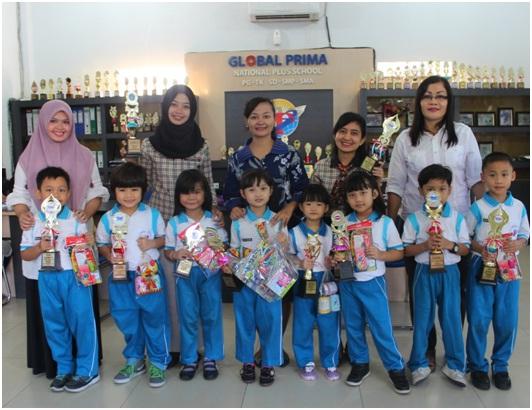 Peringati  Hari pahlawan, Siswa/i TK Global Prima Rebut 10 Trophy