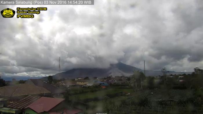 Gunung Sinabung Kembali Erupsi, Warga Pinggir Sungai Waspada Bahaya Lahar