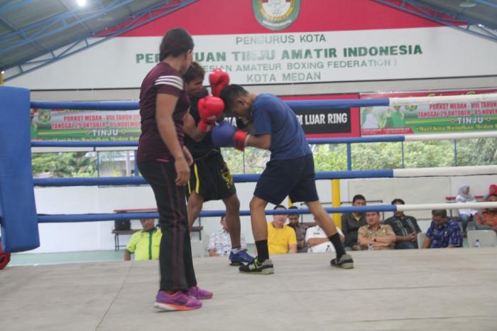 Akhyar Nasution Sasana Tinjau Pertina Kota Medan