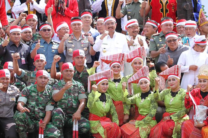 Ribuan Warga Ramaikan Apel Nusantara di Medan