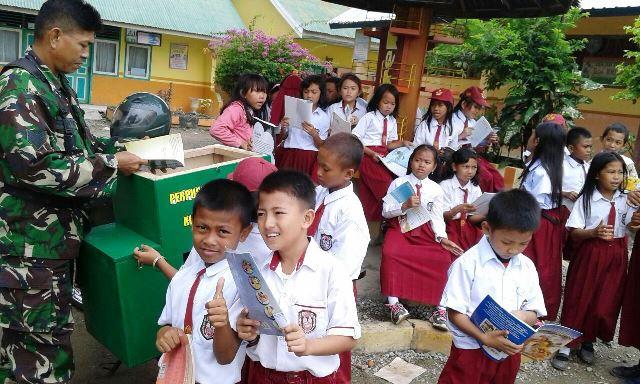 Dalam Gerakan Literasi, Tentara Miliki Posisi yang Sangat Strategis