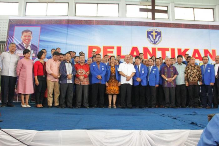 Landen Marbun Lantik DPC GAMKI Medan