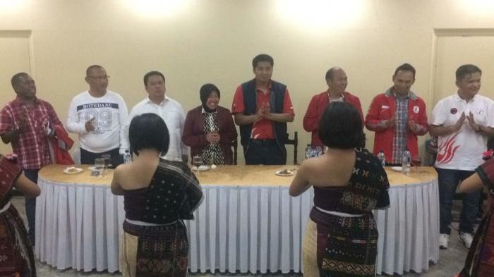 Risma dan Maruarar Sirait Silaturrahmi dengan Masyarakat Sumut