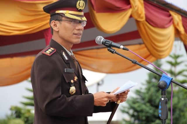 Kapolres Humbahas AKBP Idodo Simangunsong Jadi Inspektur  Upacara Peringatan Hari Pahlawan ke 71 di Doloksanggul