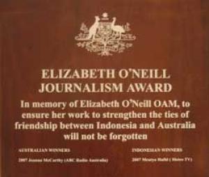 Telah Dibuka Aplikasi Elizabeth O'Neill Journalism Award Tahun 2017