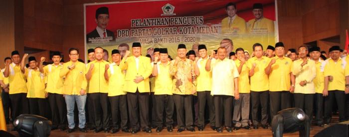 HM Syaf Lubis Kembali Pimpin Partai Golkar Medan