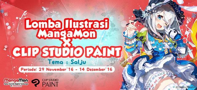 Mangamon Mengadakan Lomba Ilustrasi ke 6 Bersama Clip Studio Paint