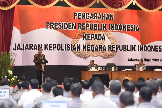 Tegaskan Komitmen Penegakan Hukum di Indonesia, Presiden Jokowi: Jangan Ragu dalam Menegakkan Hukum