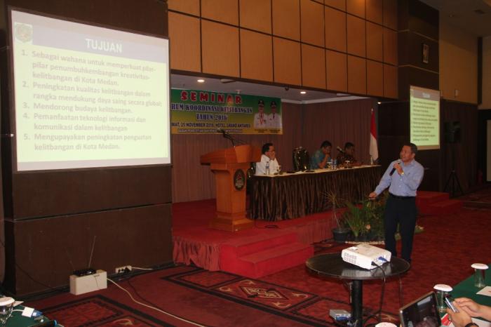 Seminar Forum Koordinasi Kelitbangan Kota Medan
