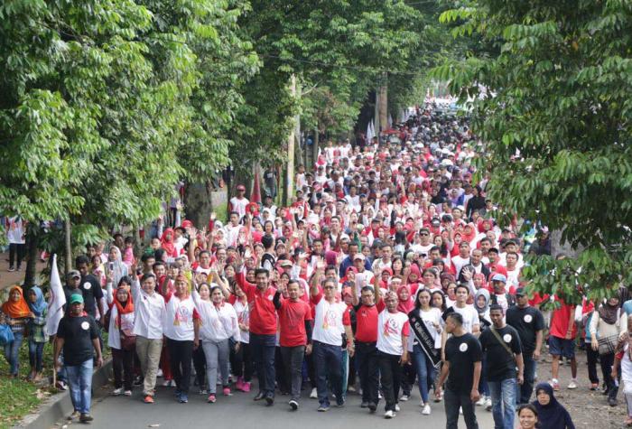 Jalan Sehat Bersama Maruarar Sirait di Kota Bogor, Ajak Warga Perkuat Pluralisme dan Nasionalisme