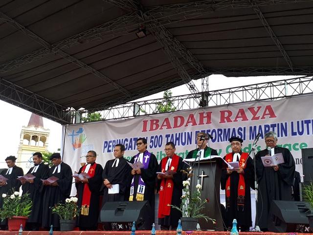 13 Gereja LWF Rayakan 500 Tahun Reformasi Martin Luther di Tarutung