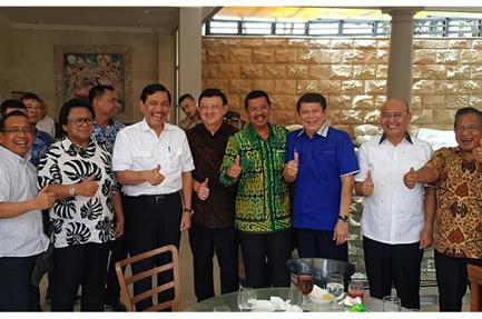 Menko Luhut Matangkan Persiapan Ngunduh Mantu Presiden di Medan