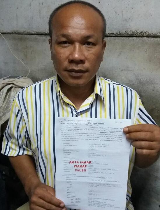 Zulkarnain Beberkan Bukti Akte Ikrar Wakaf Palsu