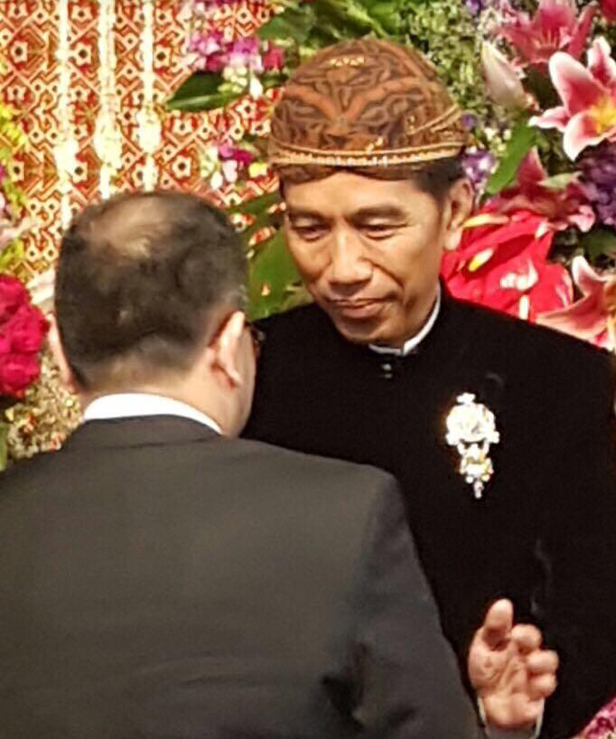 Firman Jaya Daeli Hadiri Acara Mantu Jokowi
