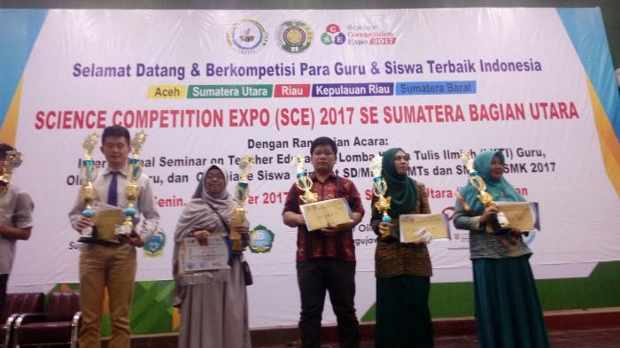 Guru SMP Global Prima Juara I dan II di Ajang Kompetisi Olimpiade Guru Tingkat SMP/ MTS se-Sumut