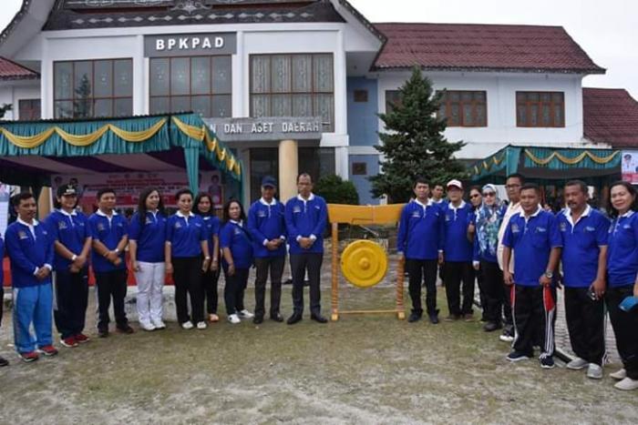 Lewat Germas, Bupati Humbahas Ajak Masyarakat Hidup Sehat