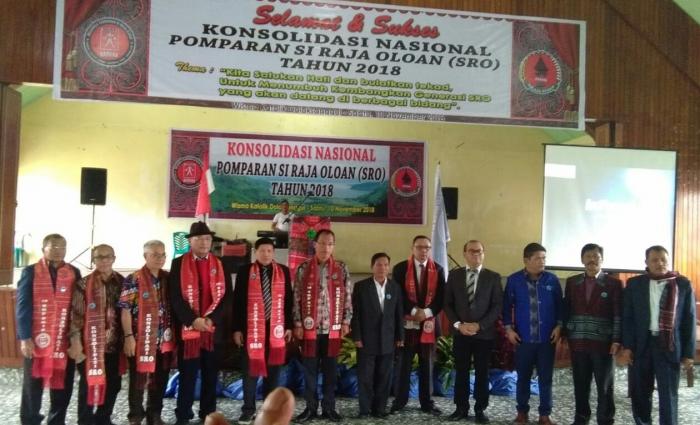 Acara Konsolidasi Nasional Pomparan Si Raja Oloan (SRO)  tahun 2018 Berjalan Sukses 
