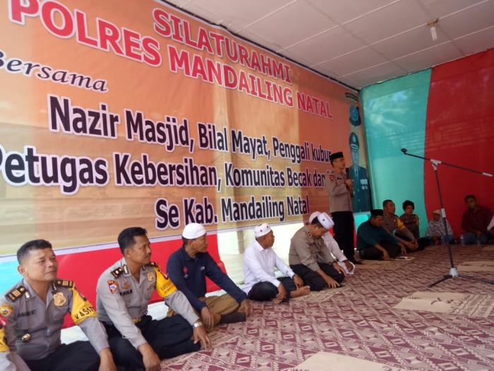Antisipasi Guantibmas, Kapolres Madina Silaturahmi dengan Berbagai Elemen