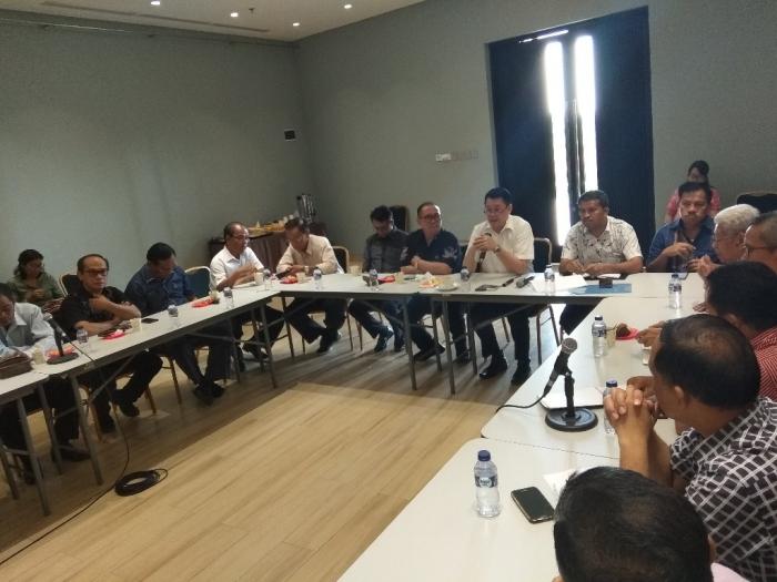 Ketua Harian RB Jonan Pimpin Rapat Persiapan Panitia Natal Nasional 2018
