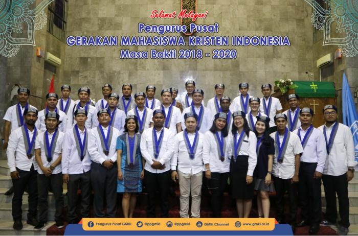 PP GMKI Dikukuhkan, Ketua Umum : Diperlukan Reformasi Pergerakan Mahasiwa di Era Zaman Milenial