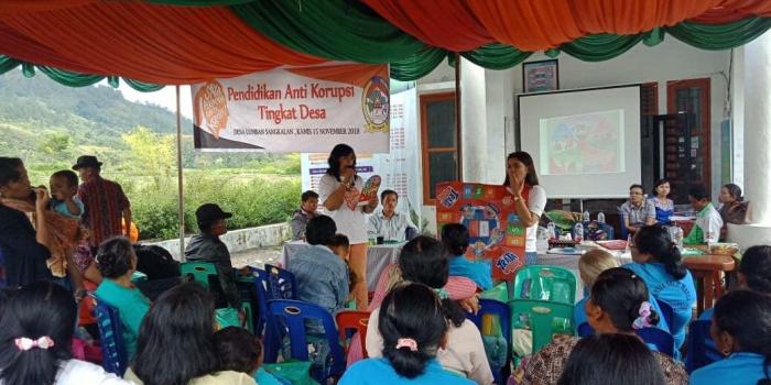 SPAK Sumut Sosialisasi Anti Korupsi di Desa Bius Gu Tobasa