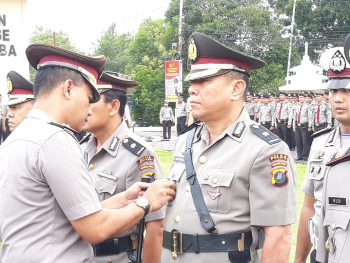 Kapolres Labuhanbatu Pimpin Sertijab Dua Kabag dan Dua Kapolsek