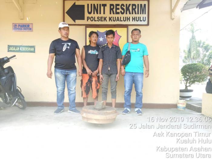 Polisi Tangkap dan Amankan Rusmin dan Fajar Diduga Pencuri Spoerket Excapator