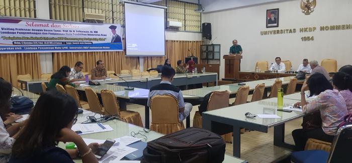 Guru Besar dan Ketua LPPMP UNRI Ajak UHN Medan Bangun Budaya Mutu 