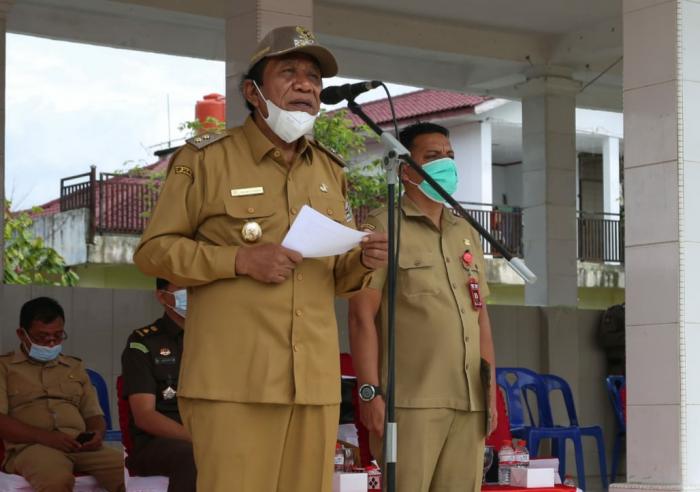 Wakil Bupati Taput Pimpin Apel Kesiapsiagaan Bencana di Tapanuli Utara