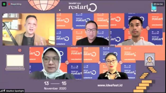 Hadirkan Pengalaman Baru dan Inspirasi Untuk 'Restart', Festival Kreatif IDEAFEST 2020 Menampilkan 150+ Pembicara Lintas Industri