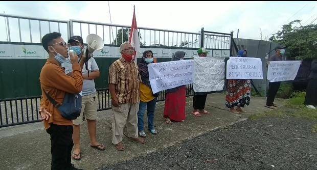 Terancam Digusur dan Intimidasi, Kembali Pensiunan PTPN II Lakukan Aksi Demo