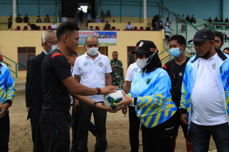 Kompetisi Sepakbola Liga 3 Zona Sumatera Utara Resmi dibuka Wabup Labuhanbatu