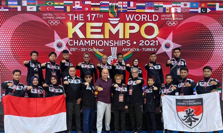 Indonesia Bawa Pulang 20 Medali di Kejuaraan Dunia Kempo 2021