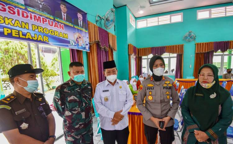 Wakil Walikota Sidimpuan : Terima kasih Polri Dan TNI Sukseskan Vaksinasi Covid 19
