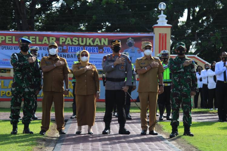 Wakil Bupati Labuhanbatu Ikuti Apel OPS Zebra Toba - 2021